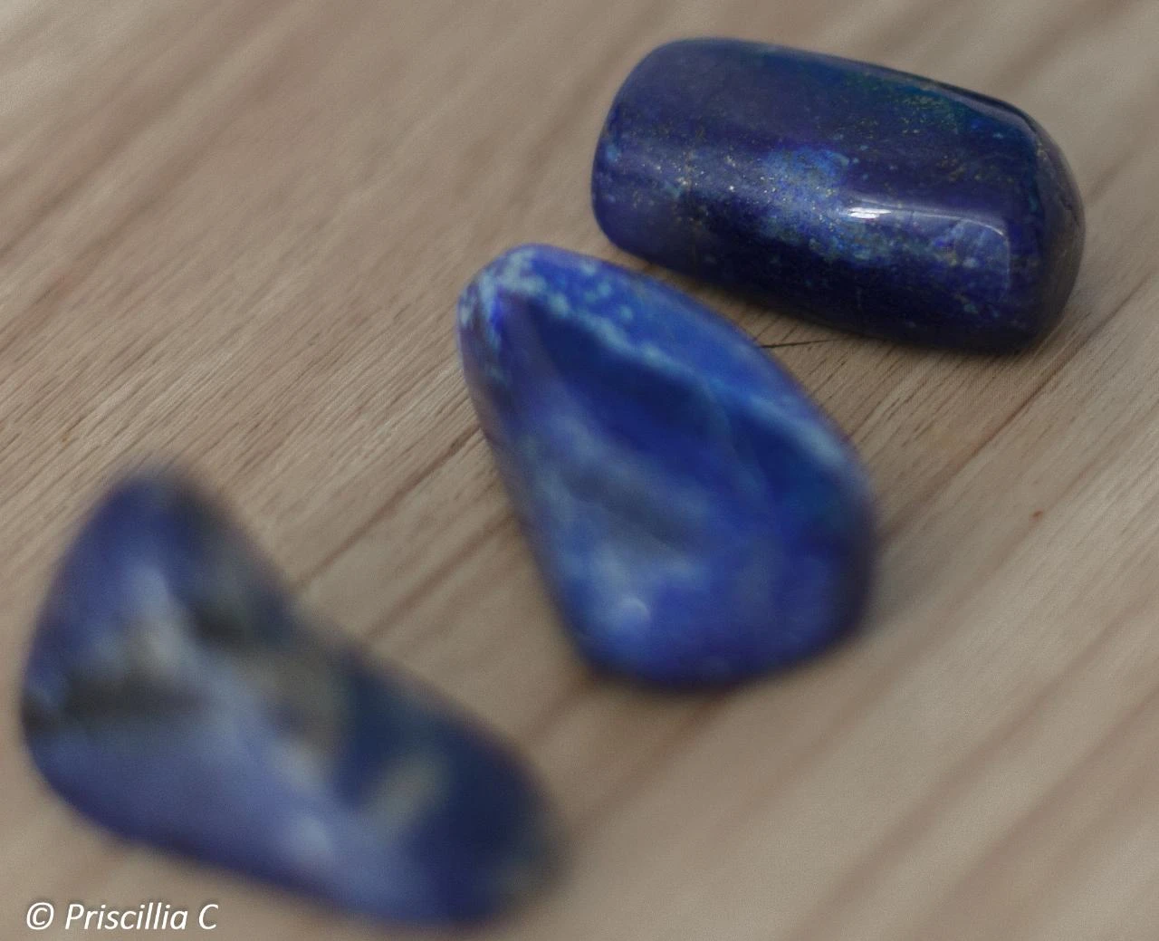 Set van 3 rolstenen Lapis-Lazuli en Sodaliet - 72g - Zeer goede staat – photo 4